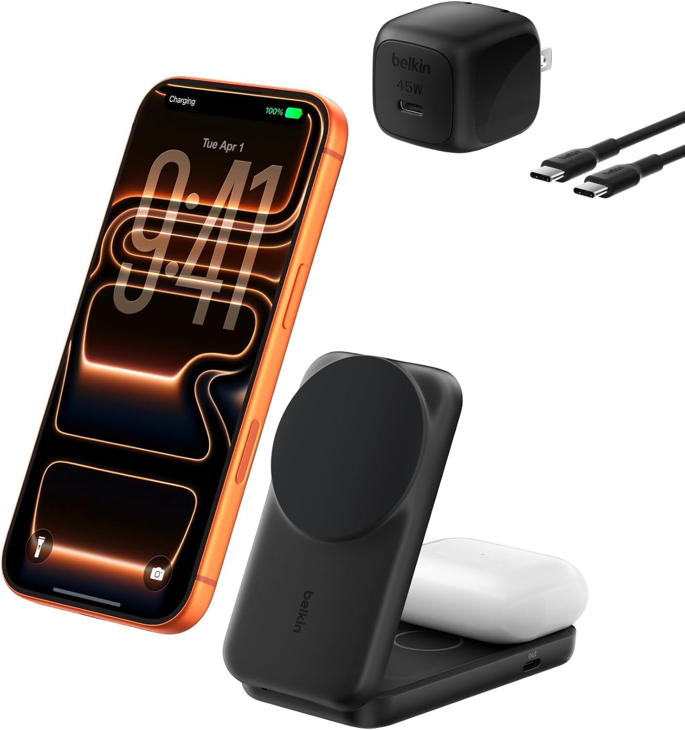Belkin foldable fast charging station