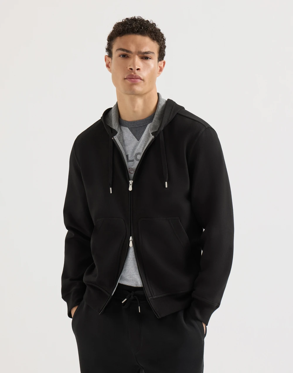 Brunello Cucinelli Cashmere-Silk Hoodie