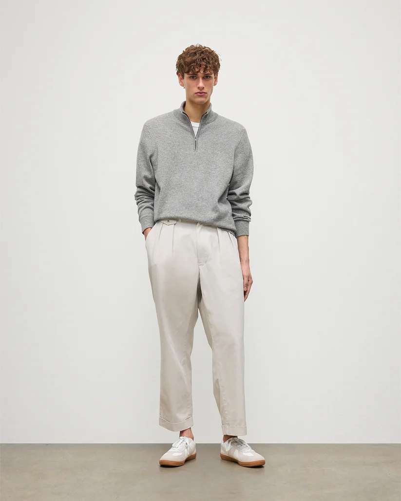 Johnstons of Elgin Rory Grey Classic Zip