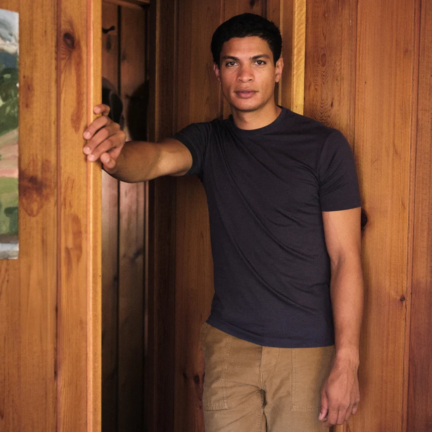 Wool & Prince merino crew neck t-shirt